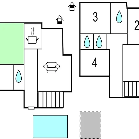 Cozy In With Outdoor Swimming Pool Дом отдыха